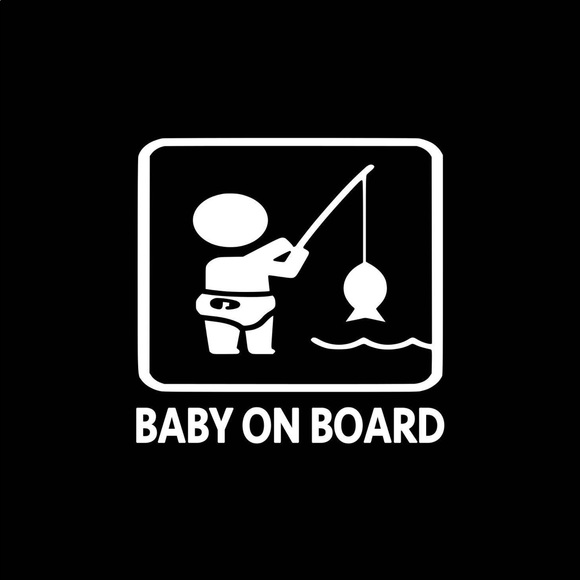 Baby on board window sticker : ) - Picture 2 of 4